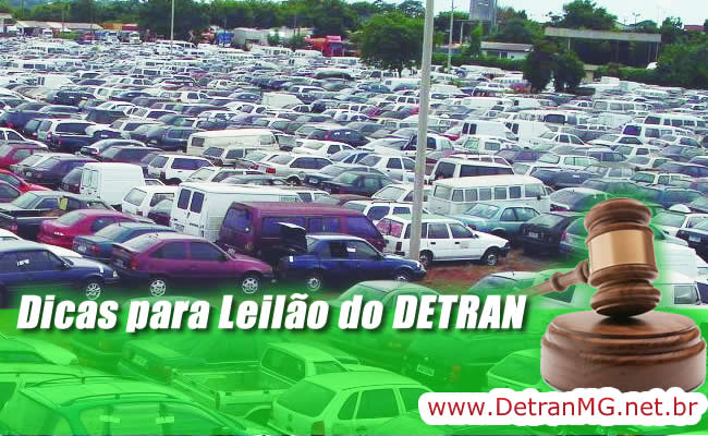Leilão DETRAN MG